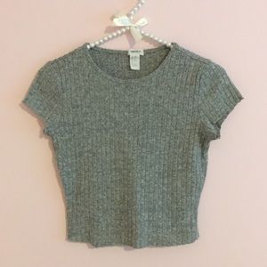 Ribbed lettuce edged brandy dupe Top